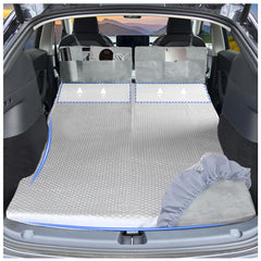 AYAMAYA memory foam mattress for Model Y fit shown in car interior for road trips