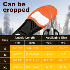 AYATAHA insole with 3 heating levels control for customizable warmth.