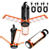 AYL portable LED lantern 3-pack packaging shows versatile home and outdoor lighting