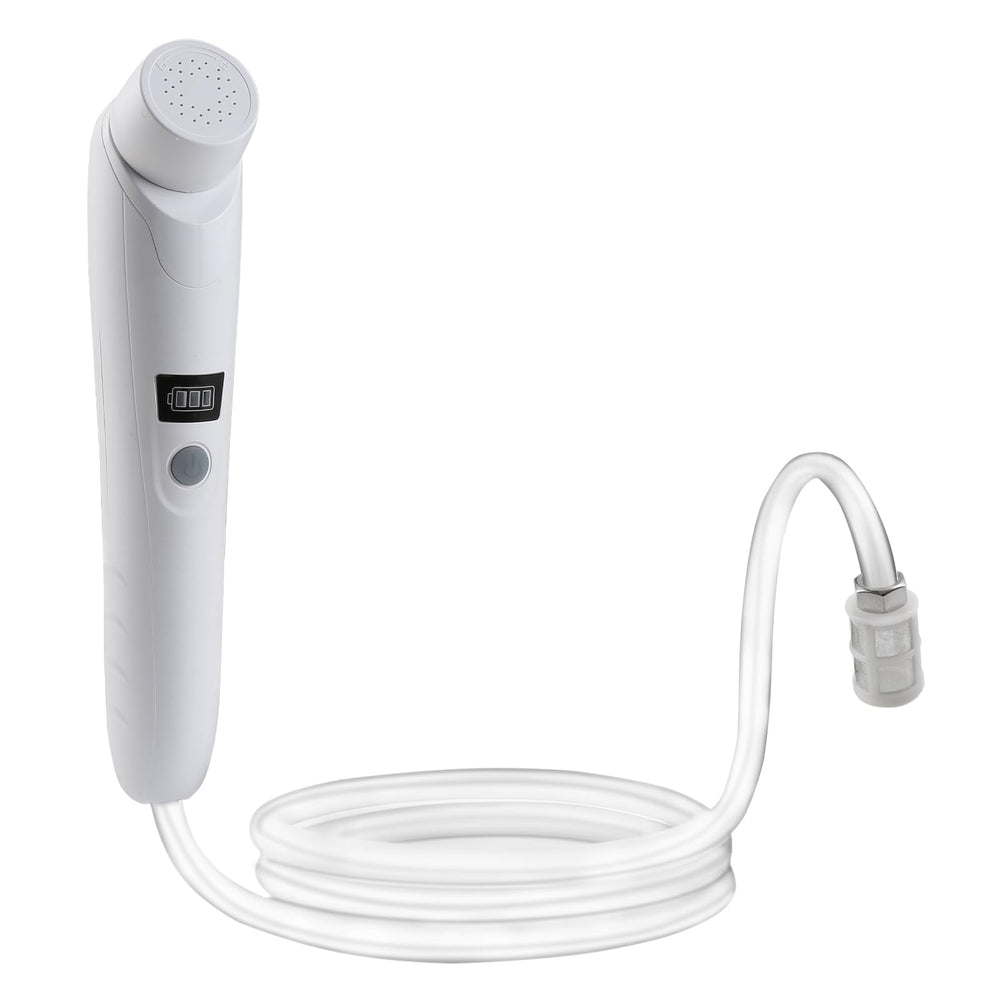 AZXJC portable outdoor shower handheld for on the go camping and hiking.