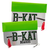 Bright-green B-Kat Boards front view highlights smooth trolling performance.