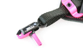 B3 Archery Tigress pink micro-head release close-up for precise control.
