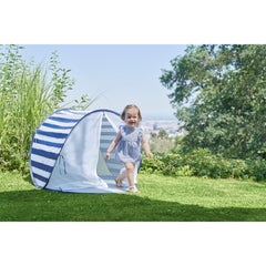 Babymoov anti-UV tent mosquito net with velcro keeps insects out.