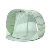 Babymoov Moov & Protect tent setup shading a baby outdoors
