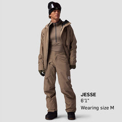 Backcountry CrestCarver GORE-TEX Shell Pant inseam gusset enabling freedom of movement on steep terrain.