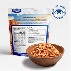 Compact freeze-dried meal pack from Backpacker's Pantry