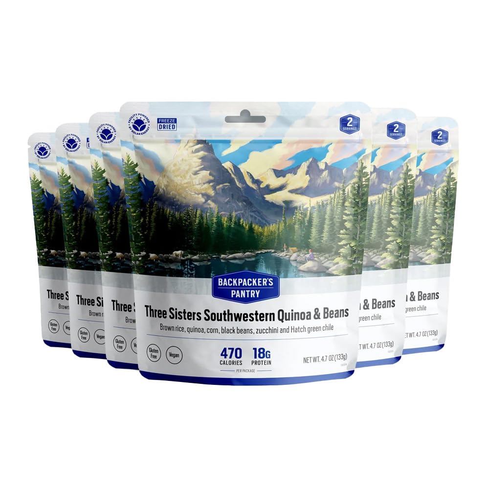 Backpacker's Pantry Three Sisters Stew pouch-6-count for easy camping meals.