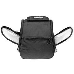 Bag Boy cooler bag insulated compartment keeps beverages cold on the go.