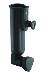 Bag Boy umbrella holder left-right adjustment lets you direct shade where it matters.