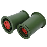 Bagima Ball Maker 60mm with slots demonstrates bait release when water contacts the surface.
