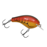Bagley B1 Squarebill front view with crawdad pattern for shallow bass.