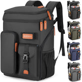 BAGPARKK insulated cooler backpack front view with 33-can capacity for picnics and travel