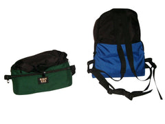 BAGS USA top portion folds inside for a compact waist-pack on the go.