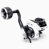 Front view of CAMEKOON Bahamut 400 baitcasting reel