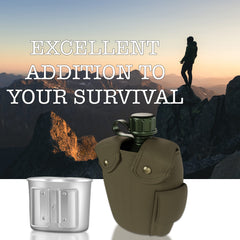 BaHoki Essentials belt clip keeps the canteen secure on the trail.