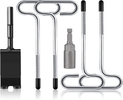 Baieasy ice anchor drill adapter kit components assembled
