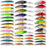 Baikalbass 43pcs fishing lures set with minnow and crankbaits for versatile freshwater or saltwater fishing