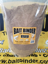 Bait Binder Fish Chum Kit Original shrimp image illustrating premium attractant for reliable bites