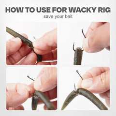 Bait Stoppers beads in black and white colors