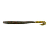BAITFUEL Big Bopper Worm in water with green pumpkin red color and scent boost
