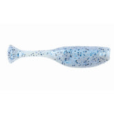 BAITFUEL NanoSwim Monkey Milk close-up shows soft ribbing for lifelike action in clear water.