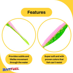 GO2 Twitch 4-Inch profile highlights realistic baitfish shape.