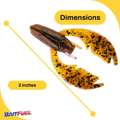 BAITFUEL Tiny PACA Chunk trailer solid body keeps rig secure