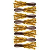 NetBait BaitFuel Tubes 2.5-Inch in brown pumpkin copper for drop shot.