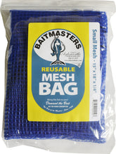 Baitmasters reusable fish chum mesh bag dispenser close-up