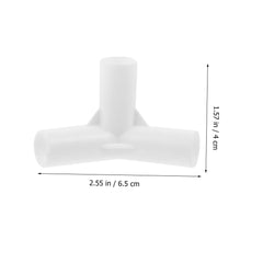 balacoo white tent pole fitting, a reliable click-and-fit solution.