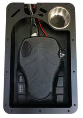 Baldwin Iron Works Ultrex tray front view highlighting durable all-aluminum construction for reliable mounting.