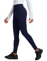 Baleaf women's fleece-lined leggings provide warm comfort for chilly hikes