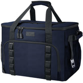 BALEINE extra-large soft cooler blue front view highlighting 60-can capacity