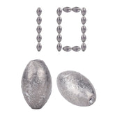 Balifly egg sinker oval lead weight enables fast sinking to target depths