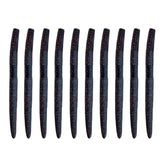 Balifly soft plastic worm with salt-infused sinking action attracts bass in deep water