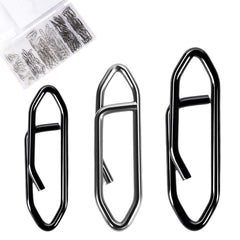 Balifly speed clips kit with collection view, showcasing versatile sizes for quick lure changes.