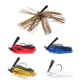 Balifly weedless jig head lure close-up with 0.35oz weight