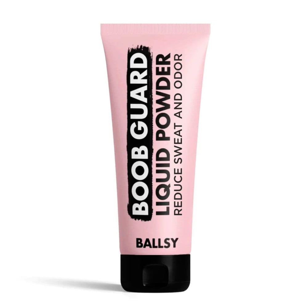 Ballsy BoobGuard bottle front for fast-drying protection against sweat and odor.