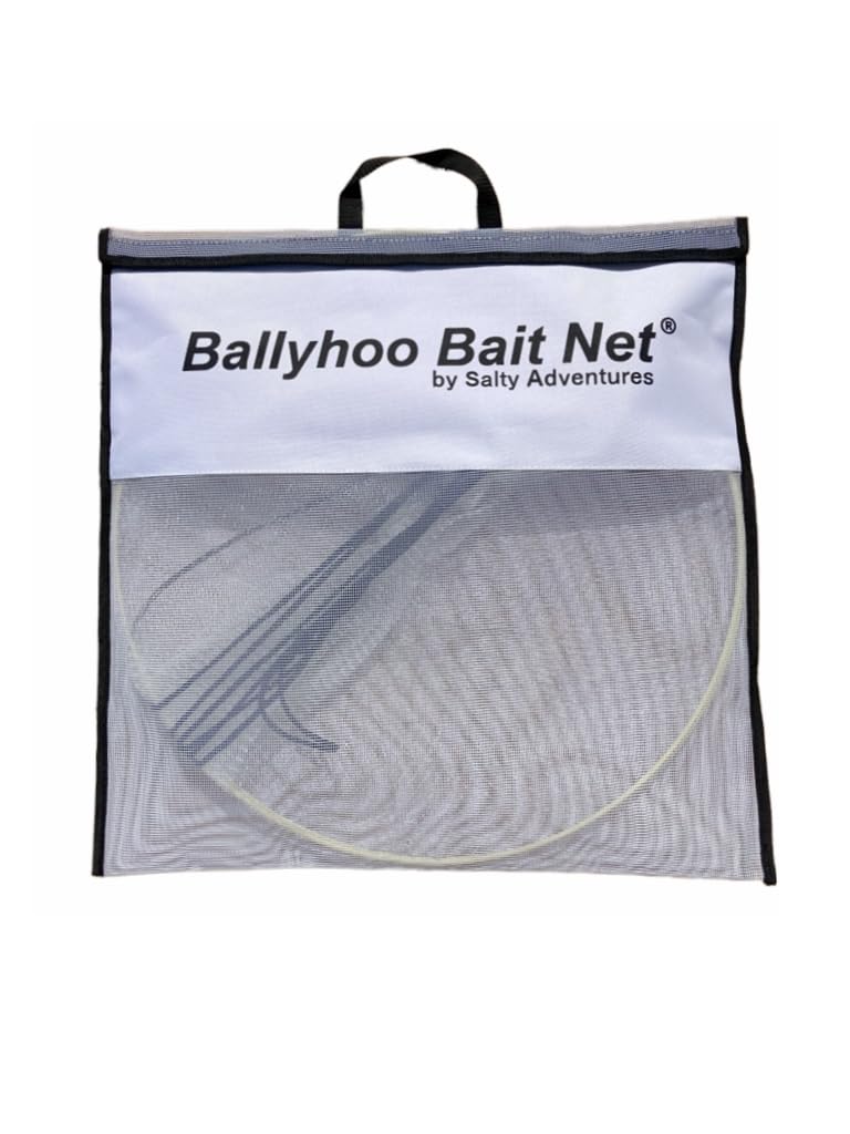 Ballyhoo Bait Net fully extended at 4 ft diameter