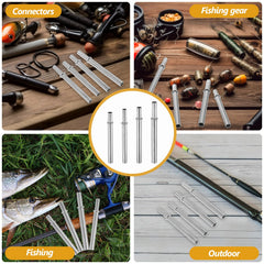 Pole connecting tubes assembly with quick plug-in design