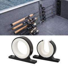 Banapoy deck-mount rod holder installed on a vessel