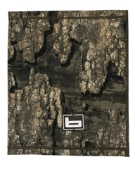 Banded Ultra-Light Neck Gaiter in camo pattern for sun protection during outdoor activities