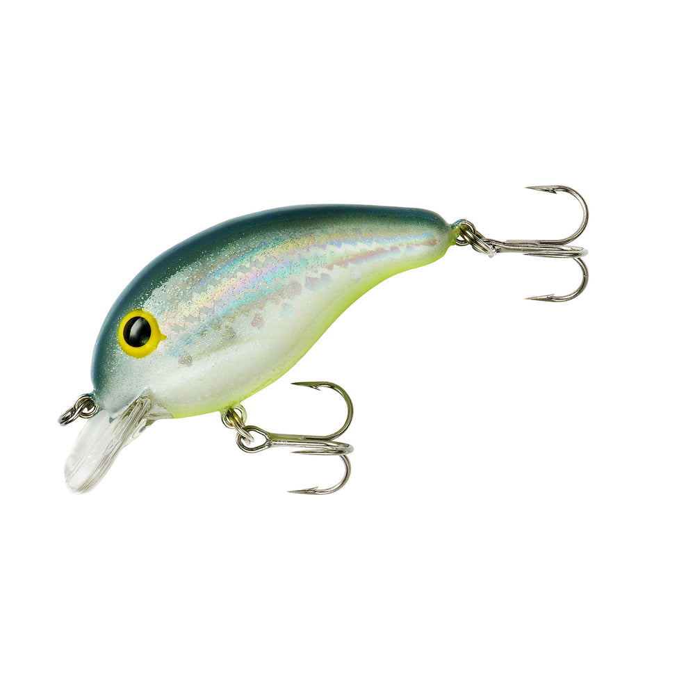 Bandit Lures Band-It 1D67 crankbait with metal flake shad, ideal for shallow-water bass
