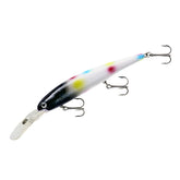 Band-It Walleye Deep Minnow JerKbait demonstrates deep diving action for walleyes.