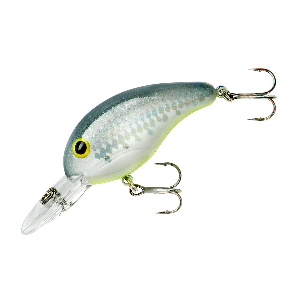 Bandit Lures crankbait in metal flake shad finish for bass and multi-species fishing