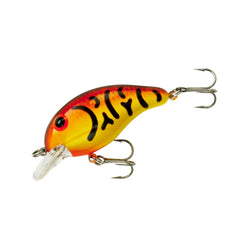 Bandit Lures Series 100 yellow front view for shallow-water bass fishing.