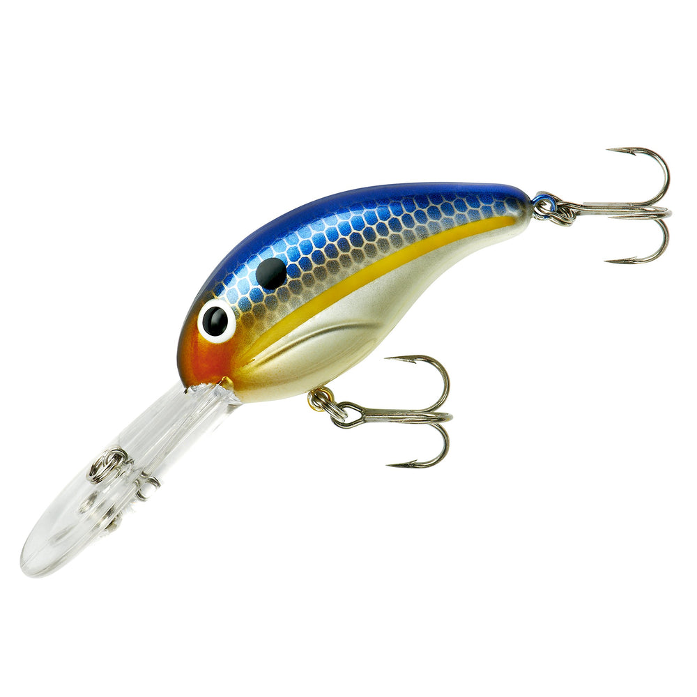 Bandit Lures Series 300 crankbait in Natural Shad diving deep for bass.