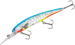 Bandit Suspending Minnow Parakeet 4-58 lure maintains depth during turns for steady strikes