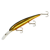 Bandit Lures Walleye Deep Minnow Jerkbait – Gold/Black Back, front view