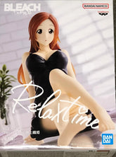 Banpresto Bleach Orihime statue front view for stylish anime shelf display